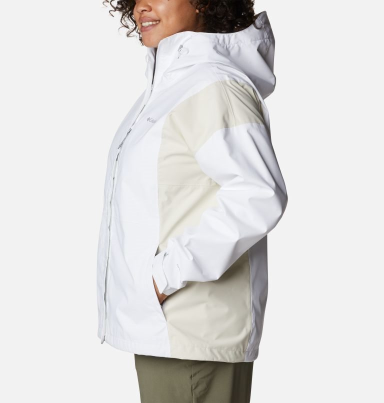 Women's Columbia Hikebound Jackets White | Plus Size CA-N4851